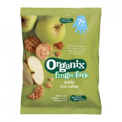 Organix Rijstwafels appel 7+m